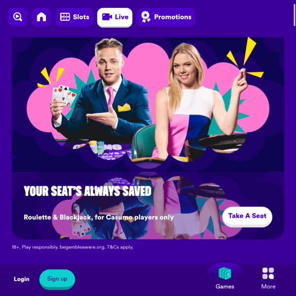 Casumo Casino instant win