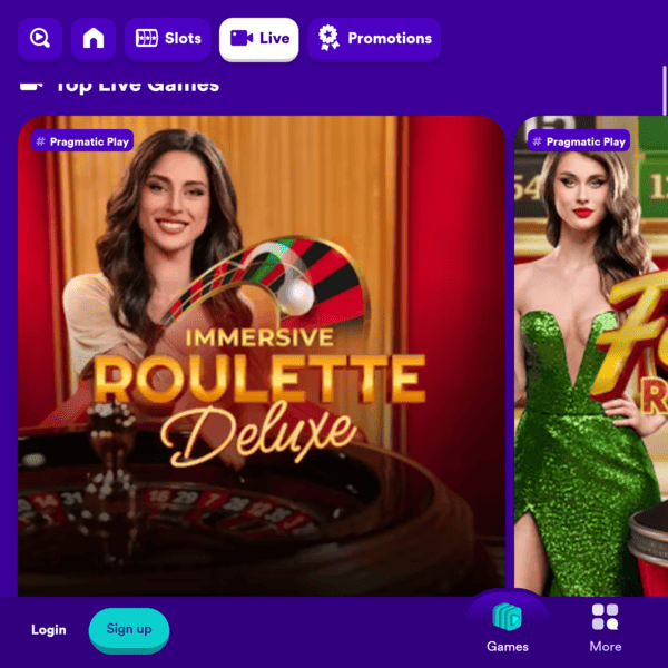 Casumo Casino live casino