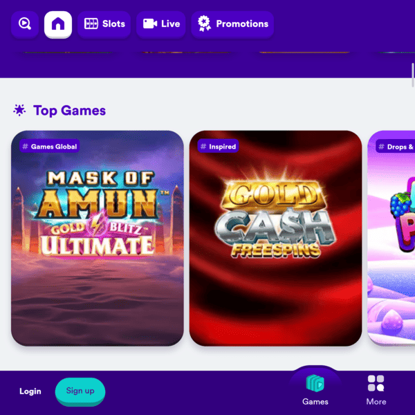 Casumo Casino top games